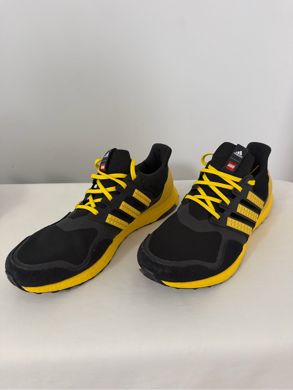 adidas LEGO x UltraBoost DNA Men’s Low Top Core Black/Yellow Primeknit 12